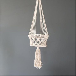 Macrame - Single Hanger White