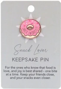 Keepsake Pin - Snack Lover