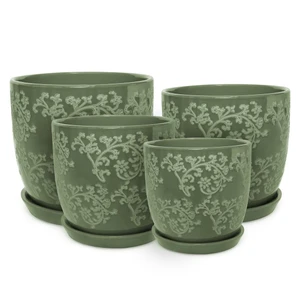 Planter - Baroque Green XL