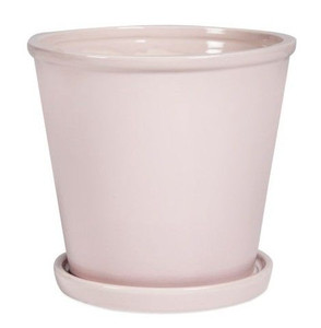 Pot - Kaba W/Saucer Blush 18cm