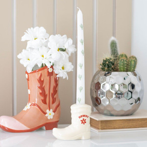 Candle Holder - Cowboy Boot An