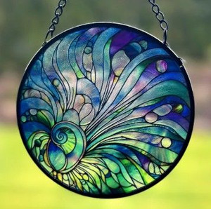 Stained Glass Mini - Paua
