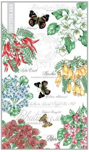 Tea Towel - Flower & Butterfli