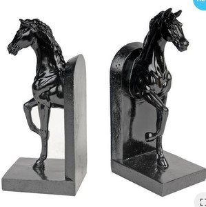 Bookends - Black Horse 27cm
