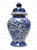 Jar - Temple Blue & White Lotu