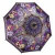Umbrella - Pansies Stain Glass