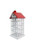 Metal House - White Red Large