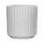 Pot - Ribbed White 20cm