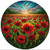 Stained Glass Hanger - Poppy S