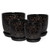 Planter - Baroque Black XL