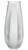 Vase - Ribbed Glass