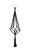Macrame - Single Hanger Black