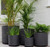 Pot - Vellum Cylinder Black M