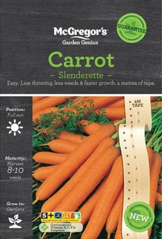 MG Carrot Slenderette Seed Tap