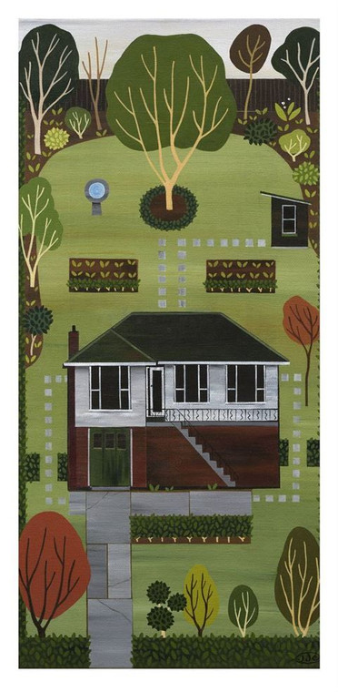 Card - 1950S House