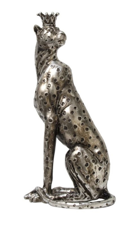 Figurine - Leopard Silver