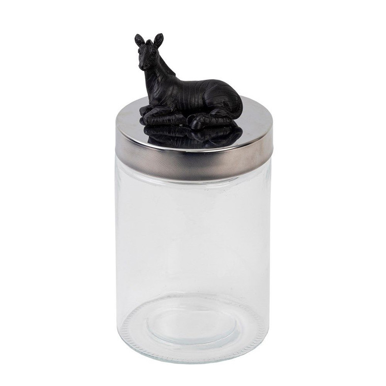 Glass Jar - Zebra