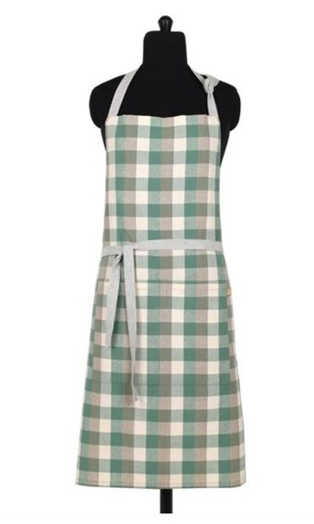 Apron - Cotton Check Storm