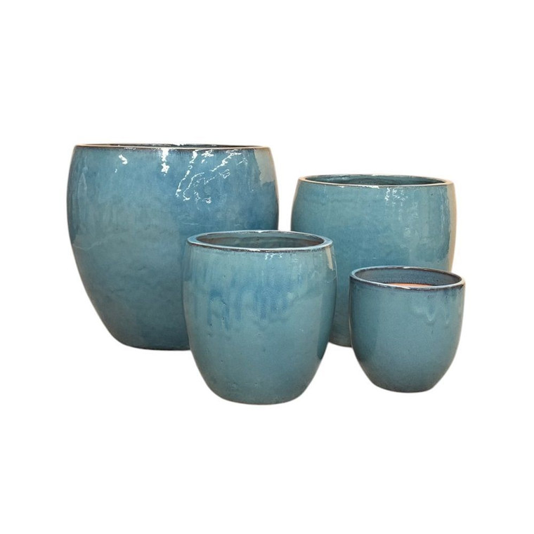 Pot - Moon Glazed Blue L