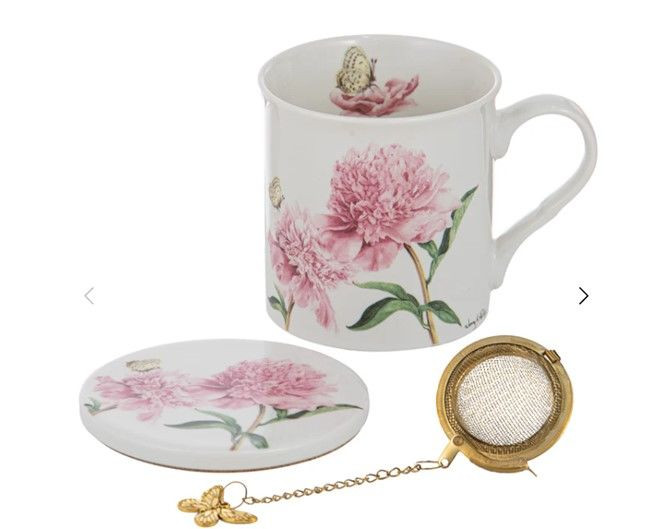 Mug Gift Set - Pink Peony