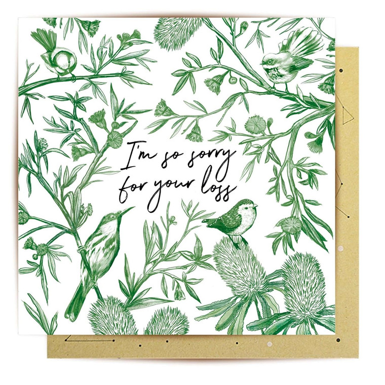 Card - Bird & Branches Sympath