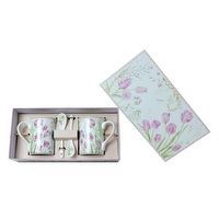 Mug Set - Tulip Time W/Spoons