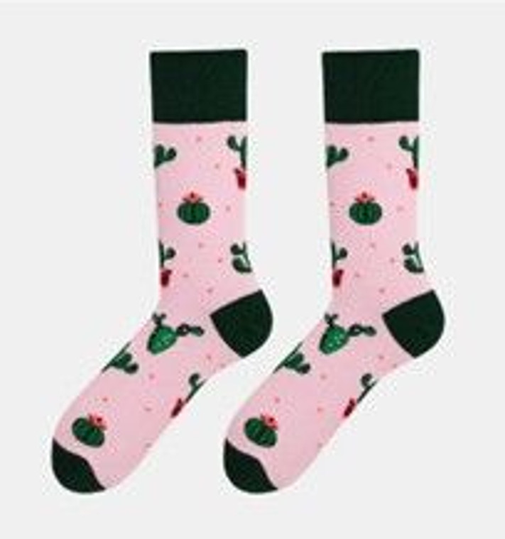 Socks - Pink Cactus