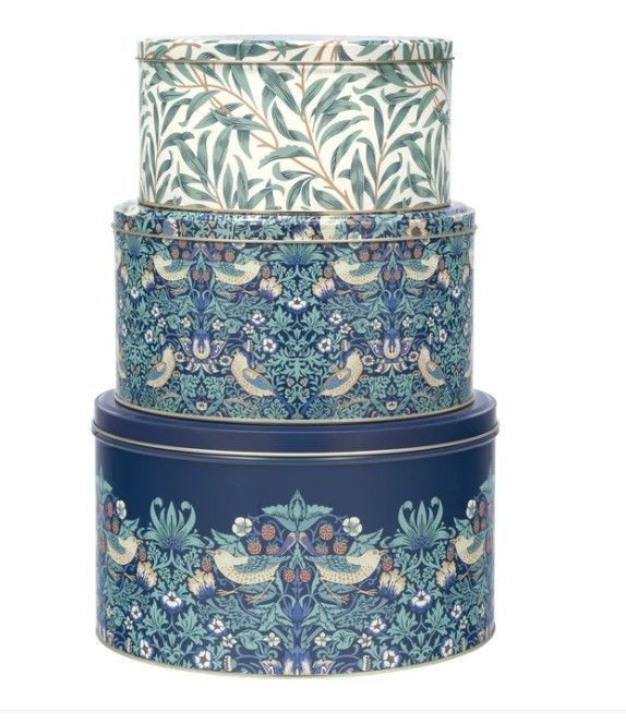 Tin - Strawberry Thief Round S