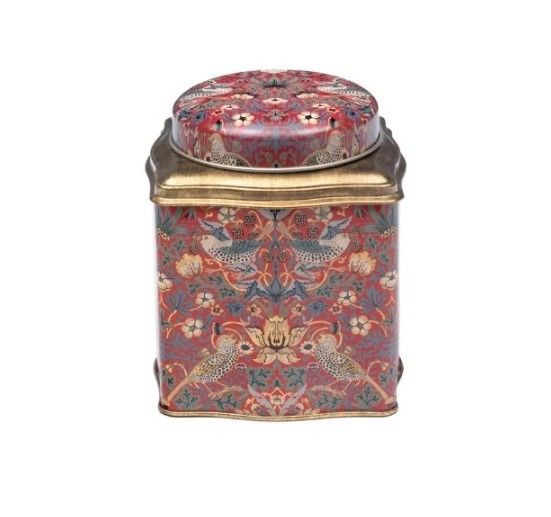 Tin - Red Strawberry Thief Wav