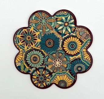 Ceramic Trivet - Multi Round (114611) (115251)