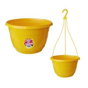Trenz Hanging Basket - Yellow