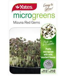Yts Microgreen Mizuna Red Gems