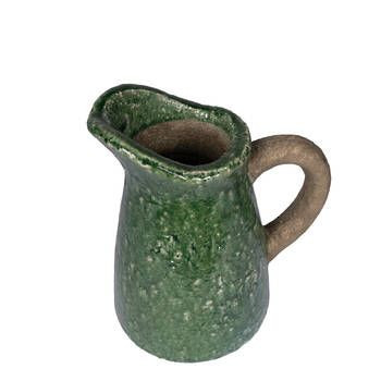 Jug - Green Glaze Stoneware M