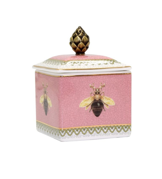 Trinket Box - Bee Pink