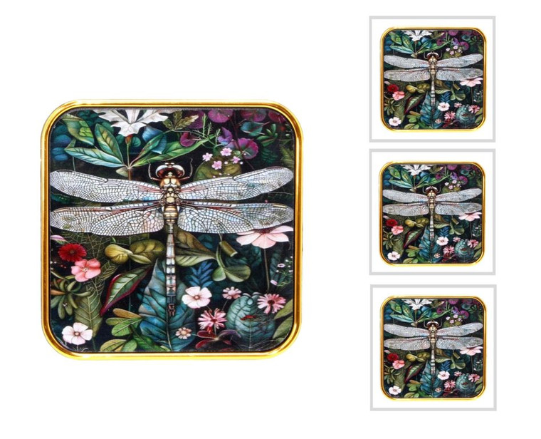 Coaster - Dragonfly Botanical