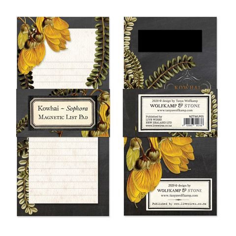 Magnetic Pad - NZ Kowhai Flowe