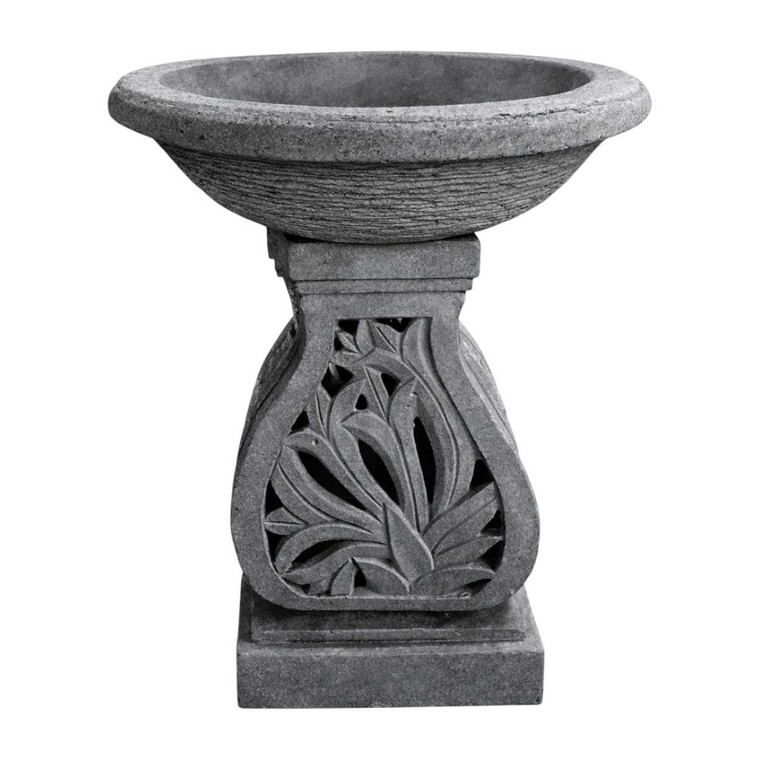 Bird Bath - Floral Teardrop