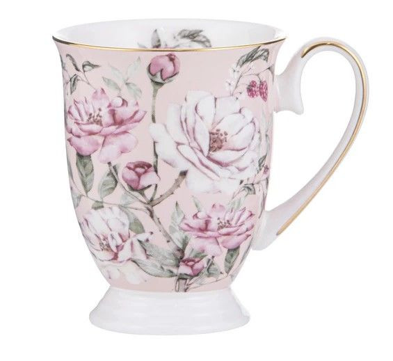 Mug - Raspberry Rose Pink Foot