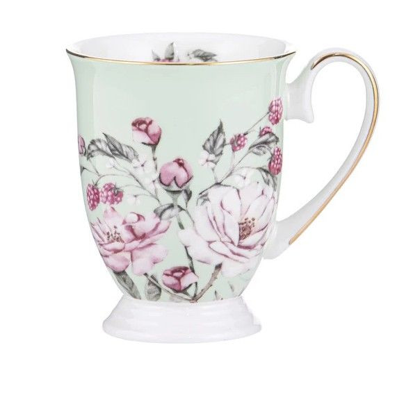 Mug - Raspberry Rose Green Foo