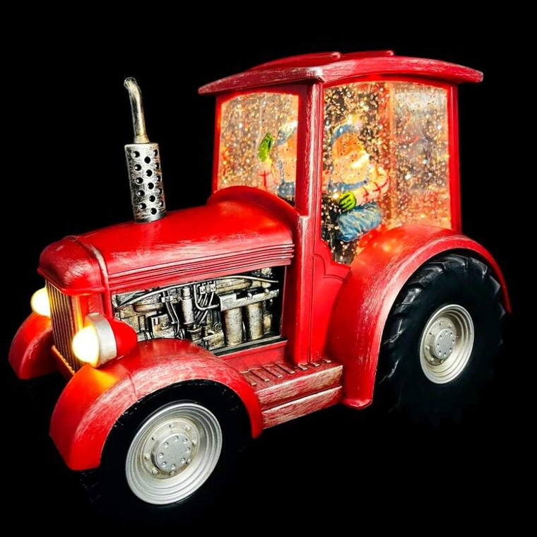 Christmas - Red Tractor With S
