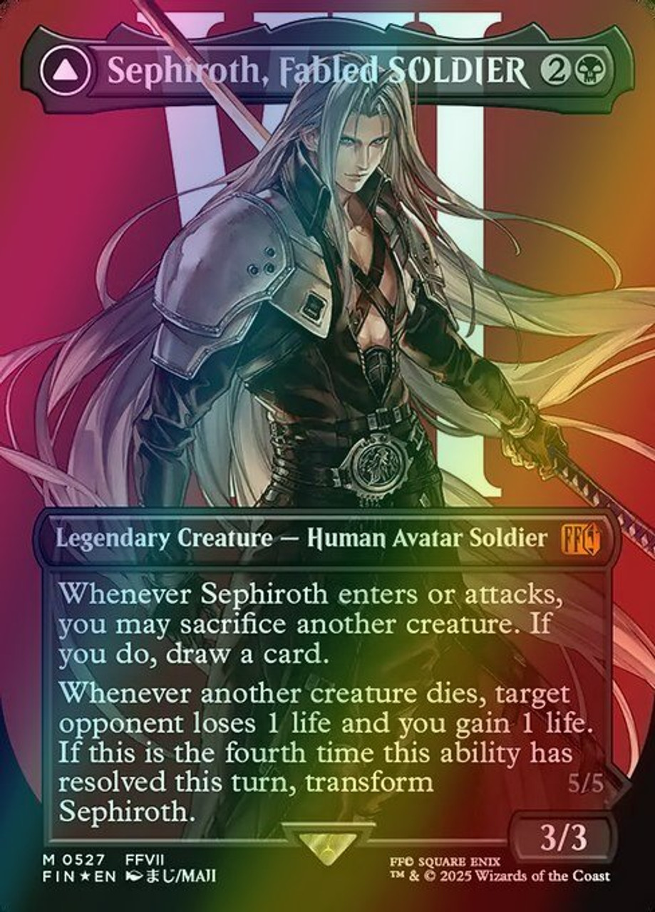 Sephiroth, Fabled SOLDIER // Sephiroth, One-Winged Angel