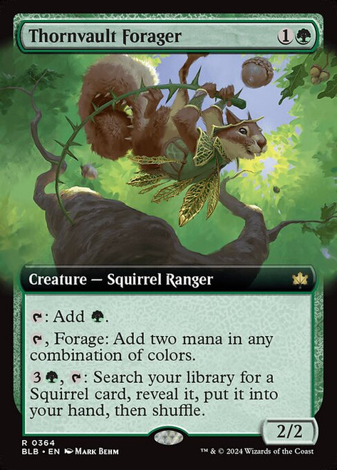 Thornvault Forager (Extended Art - 364) (BLB)