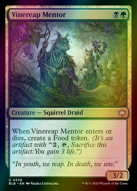 Vinereap Mentor (238) (foil, BLB)