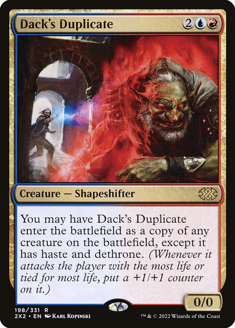 Dack's Duplicate (198) (2X2) Dack's Duplicate (198) (2X2)