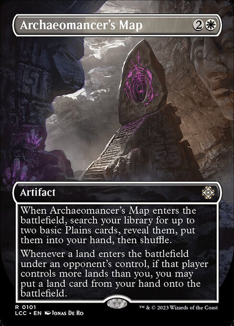 Archaeomancer's Map (Borderless - 101) (LCC) Archaeomancer's Map (Borderless - 101) (LCC)