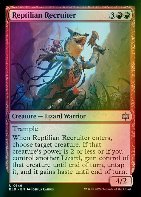 Reptilian Recruiter (149) (foil, BLB)