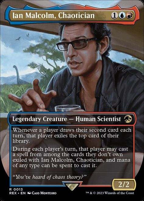 Ian Malcolm, Chaotician (Borderless - 13) (REX)