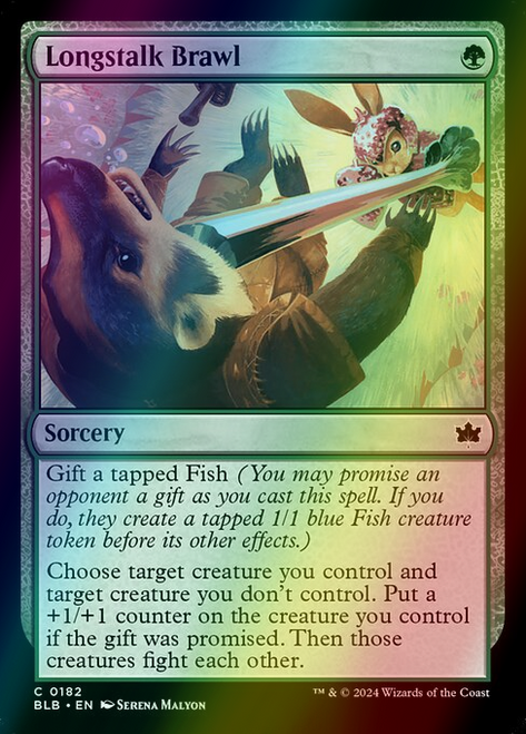 Longstalk Brawl (182) (foil, BLB)
