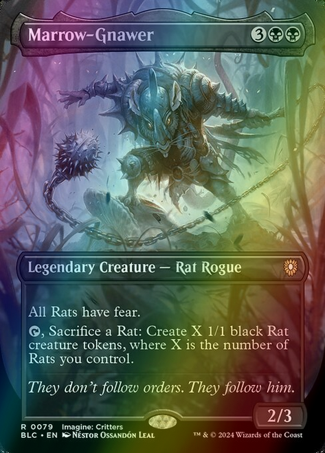 Marrow-Gnawer (Borderless - 79) (foil, BLC)