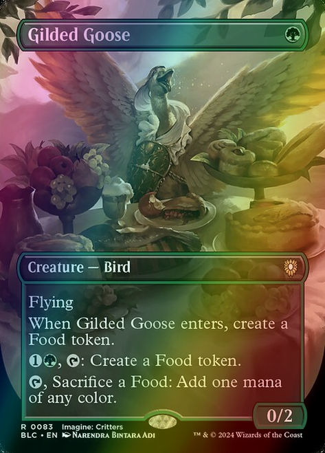 Gilded Goose (Borderless - 83) (foil, BLC)